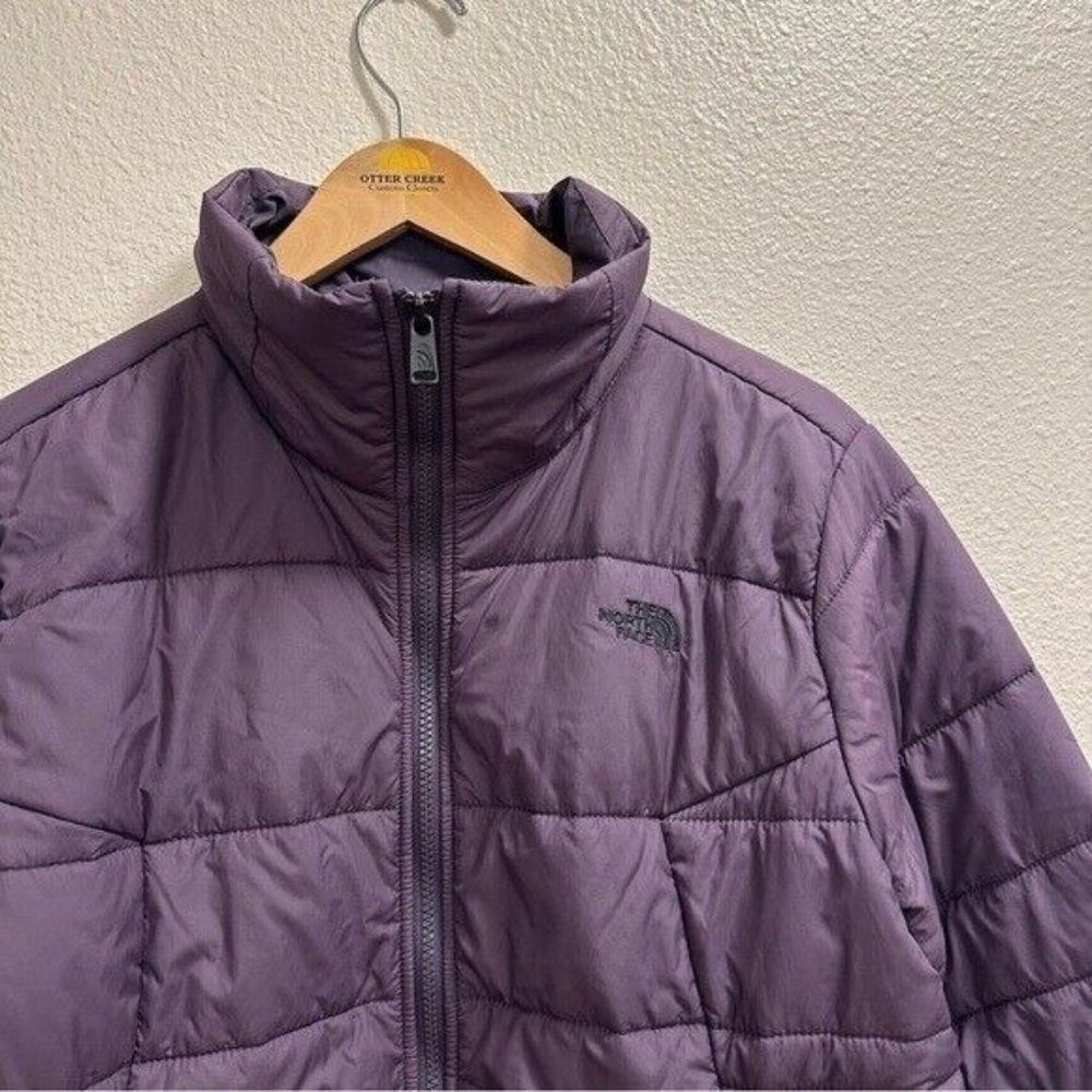 The North Face Wms Evelu Down Hybrid Jacket Plum Size Large - Picture 4 of 12